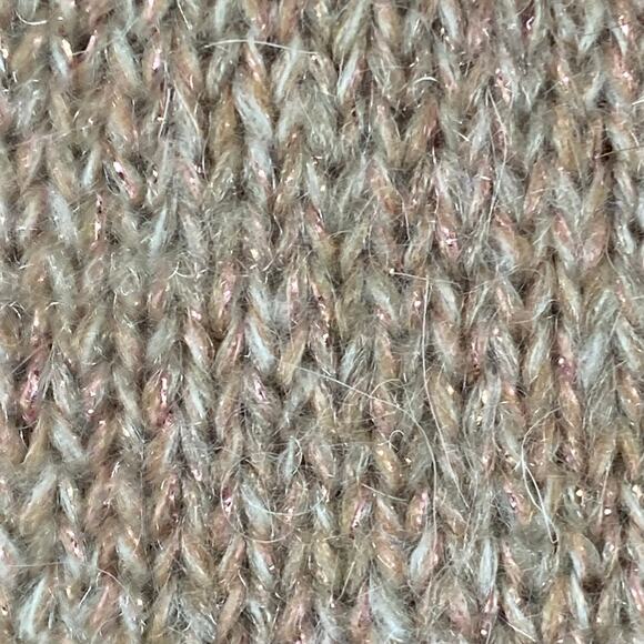 ESSENTIEL ANTWERP Cardigan XS ITALY Mohair Glitter Open Front Long Sleeve - Picture 5 of 10